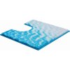 SAND - WC předložka s výřezem 55x55 cm, modrá 8590507238423 B3255-05143