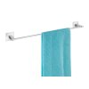 BEZ VRTÁNÍ TurboLoc QUADRO - Věšák na ručník, kovově lesklý 4008838278765 Z23853100