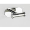 BEZ VRTÁNÍ TurboLoc OREA SHINE - Nástěnný háček dvojitý, kovově lesklý 4008838288634 Z24279100