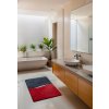 GELO - Koupelnová předložka červená 50x60 cm s výřezem pro WC BATEX 8590507985778 B4681-006001012 158 1738