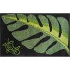 LEAF - Koupelnová předložka zelená (Rozměr 60x100 cm)