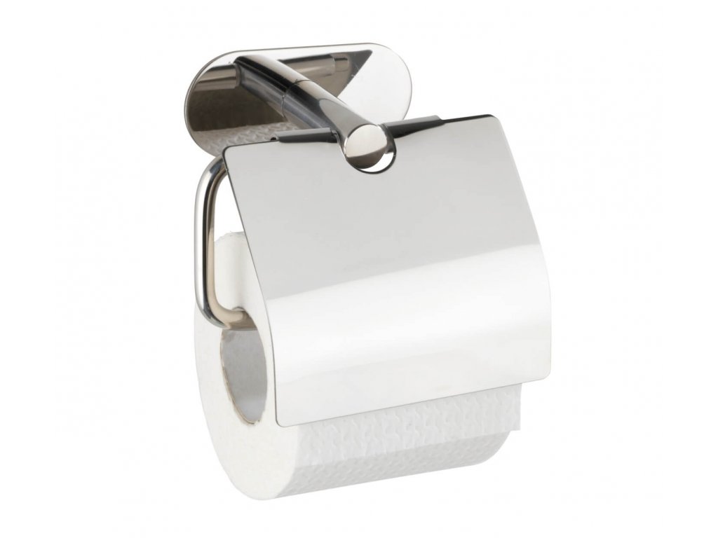 Halter für Toilettenpapier glänzendes Metall 13x14x7 cm OHNE TurboLoc OREA  SHINE, Badezimmerzubehör WENKO, z24286100, 4008838309087