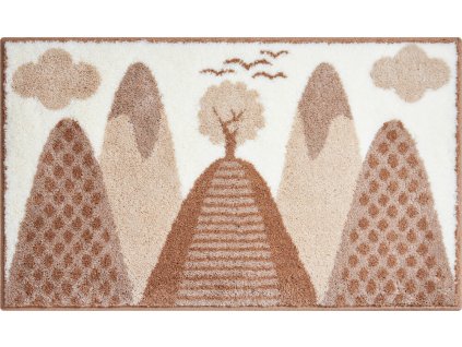 MOUNTAINS - Badteppiche beige (Grösse 60x90 cm)