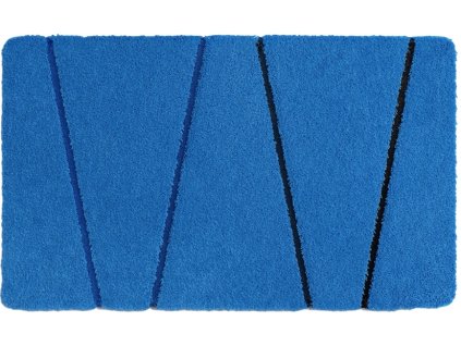 VEDIA - Badteppich blau (Grösse 60x100 cm)