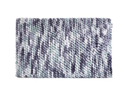 PUNTO - Badezimmerteppich silbergrau (Grösse 60x100 cm)