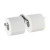 OHNE BOHREN PowerLoc RICO - Doppelter Toilettenpapierhalter, metallisch glänzend 4008838752999 Z22293100