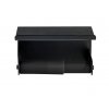 OHNE BOHREN Classic Plus - Toilettenpapierhalter mit Ablage, schwarz 4008838279045 Z23885100