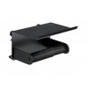OHNE BOHREN Classic Plus - Toilettenpapierhalter mit Ablage, schwarz 4008838279045 Z23885100