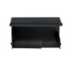 OHNE BOHREN Classic Plus - Toilettenpapierhalter mit Ablage, schwarz 4008838279045 Z23885100
