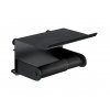 OHNE BOHREN Classic Plus - Toilettenpapierhalter mit Ablage, schwarz 4008838279045 Z23885100