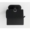 OHNE BOHREN TurboLoc OREA BLACK - WC-Papierhalter, schwarz 4008838295861 Z24295100