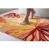 ART - Badteppiche orange-beige (Grösse 60x100 cm)