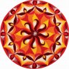 TEMPERAMENT - Mandalas Teppiche orange 8590507247487 M3010-42154