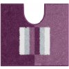 CAPRICIO - Badteppich lilafarben (Grösse 55x60 cm mit Ausschnitt für WC)
