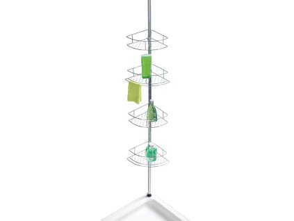 DOLCEDO - Hoekplanken op telescopische stang, glanzend metallic