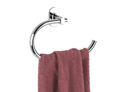 ZONDER BOREN PowerLoc RICO - handdoekrek, glanzend metallic