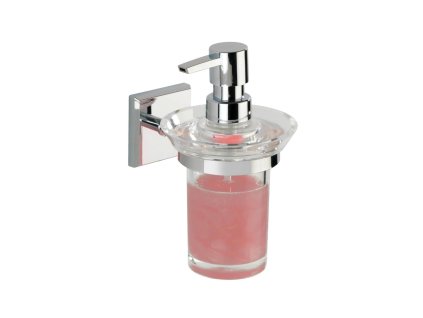 ZONDER BOREN PowerLoc LACENO - Zeepdispenser, glanzend metaal