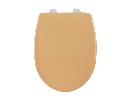 Zelfsluitende toiletzitting Tilos oranje, Easy Close Thermoplastic
