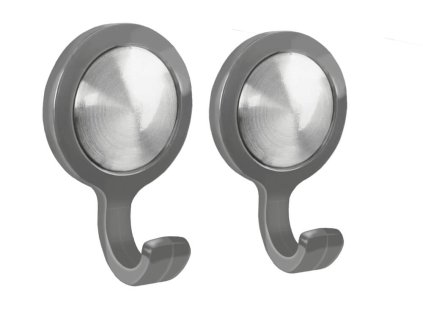 SINGLE DOT - Haak 2 stuks, grijs
