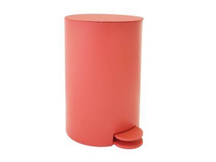 Afvalbak met pedaal, rood