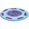Op het ritme van de muziek - Ronde mat 80 cm, blauw 8590507900047 B4267-043001134