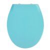 Zelfsluitende toiletzitting Kos blauw Easy Close thermoplastic