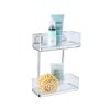 ZONDER BOREN VacuumLoc QUADRO - Wandplank met twee niveaus, glanzend metaal 4008838147955 Z22691100