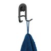 OHNE BOHREN Classic Plus - Wandhaak, zwart
