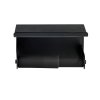 OHNE BOHREN Classic Plus - Toiletrolhouder met planchet, zwart 4008838279045 Z23885100