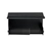 OHNE BOHREN Classic Plus - Toiletrolhouder met planchet, zwart 4008838279045 Z23885100