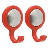 SINGLE DOT - Haak 2 stuks, rood