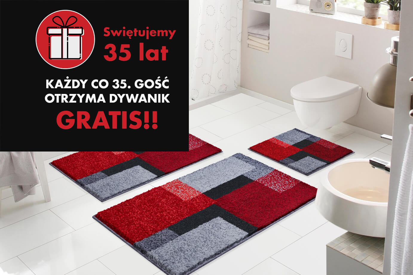 ŚWIĘTUJ Z NAMI 35 LAT MIŁOŚCI DO DYWANIKÓW