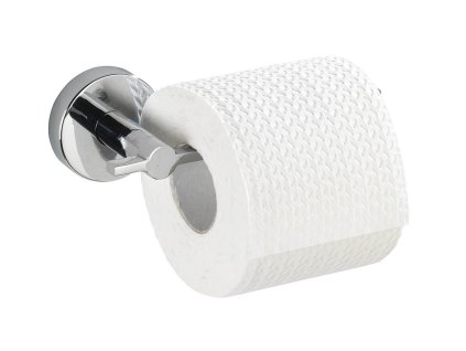 BEZ WIERCENIA VacuumLoc CAPRI - Uchwyt na papier toaletowy, metal błyszczący