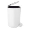 Kosz na śmieci z pedałem, biały 5901583505263 Z505263