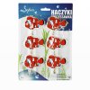 GOLD FISH - Haczyk z przyssawką 6 sztuk, pomarańczowy 5901583501623 Z501623