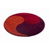 AUM - Mata łazienkowa okrągła 140 cm, czerwona 8590507286301 B2579-1214193