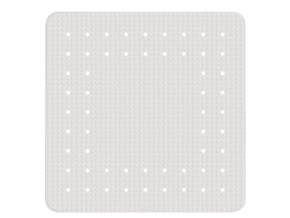 MIRASOL - protišmyková sprchová rohož 54x54 cm, biela