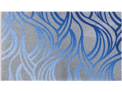 MAYRA - Kúpeľňová predložka modrá (Rozmer 60x100 cm)