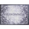 WILLKOMMEN - Domové rohože čierne