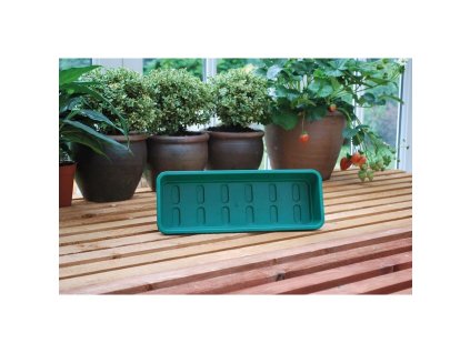 55172 2 garland podmiska plast narrow green 37 5x13 5x6 cm