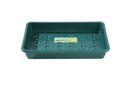 55175 2 garland podmiska plast seed tray green s drenazi 37 5x23x6 cm