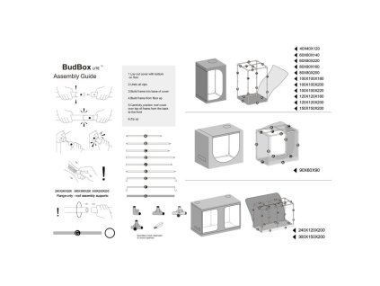 59181 5 budbox lite 60x60x140 cm