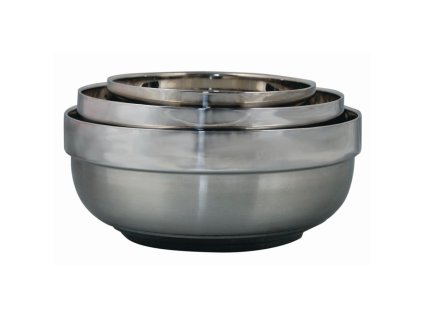 Set aus 3 Edelstahlschalen My Weigh