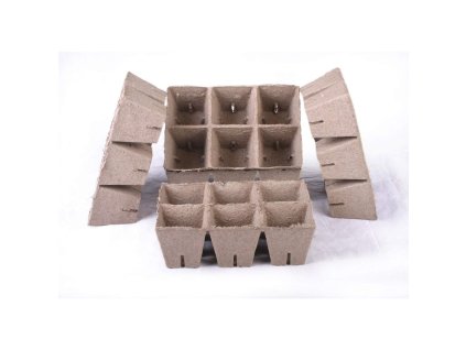 Jiffy eckiger Topfblock 8×8×8 cm, 6 Stk