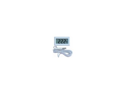 Hutermann HT-02C Digitales Thermometer mit externer Sonde, weiß