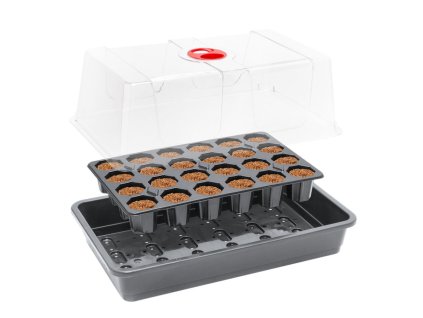 Root!t Dry Peat Free 24 Zellen Propagator Kit unbeheizt, 37,5×23×18 cm