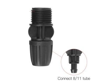 Adapter von Wasserhahn 1/2" auf 8/12 mm Schlauch