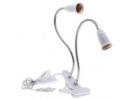 2 hlava lampicka s husim krkem a klipem