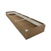 CALI BEDS XXL – Hochbeet aus Gewebe 120x240x45 cm
