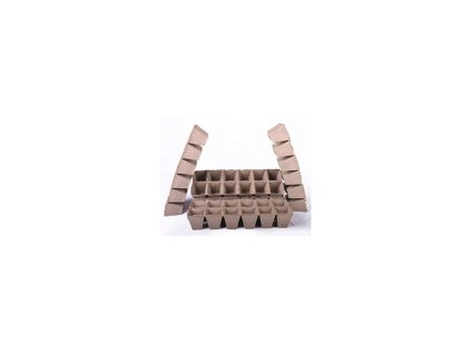 Jiffy eckiger Topfblock 6×6×6 cm, 12 Stk